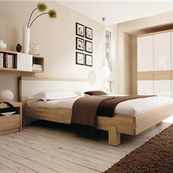 现代简约风格卧室木地板装修效果图