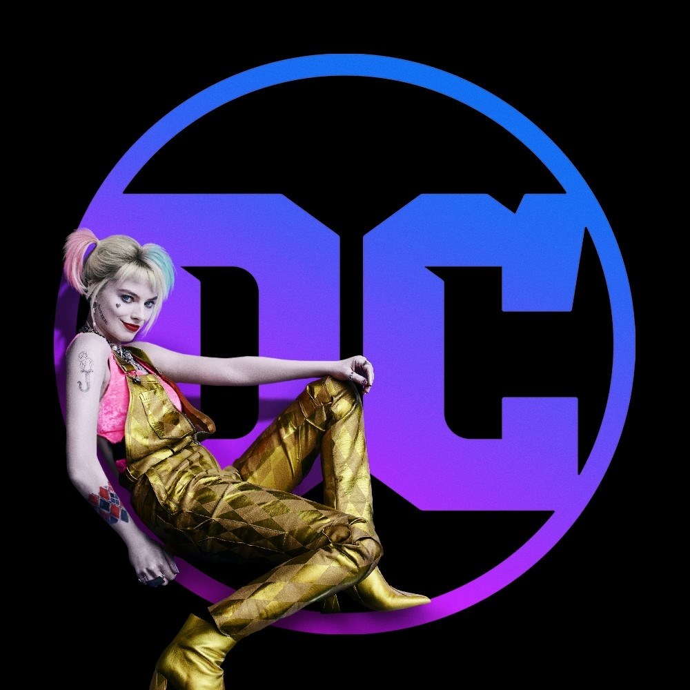 DC漫画影视新作“猛禽小队和哈莉·奎茵”小丑女炫彩海报图片鉴赏