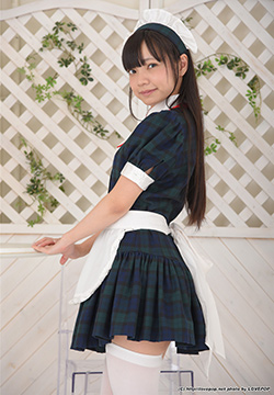[LOVEPOP] 日本可爱少女椎奈さら白丝袜女仆装写真 NO.142