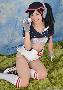 [Digi-Gra] 双鱼座日本女优江奈るり高尔夫球装写真 NO.051