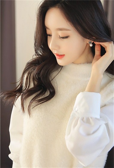 韩国高颜值美女甜美嫩白气质迷人居家诱惑