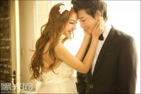 婚纱图片韩派风格内景写真