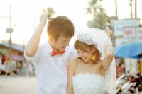 情侣图片文艺系街拍婚纱照