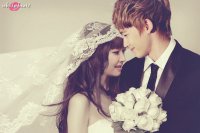 情侣图片幸福韩系婚纱摄影写真