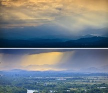 风景图片巴鲁神山高清日出组图