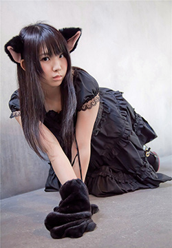 清纯可爱超级萌妹Enako cosplay猫女装写真