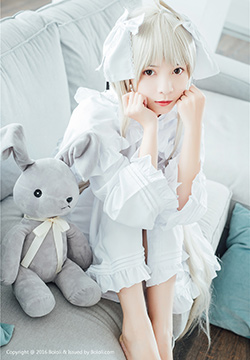 日系偶像女团 KIMOE KIM016 cosplay穹妹刘丽娜白色主题私房照