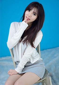 [美女写真] 韩国美女宋珠娥-写真纯白玉兔